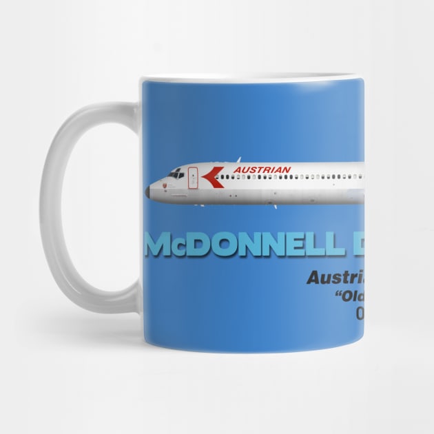 McDonnell Douglas MD-81 - Austrian Airlines "Old Colours" by TheArtofFlying